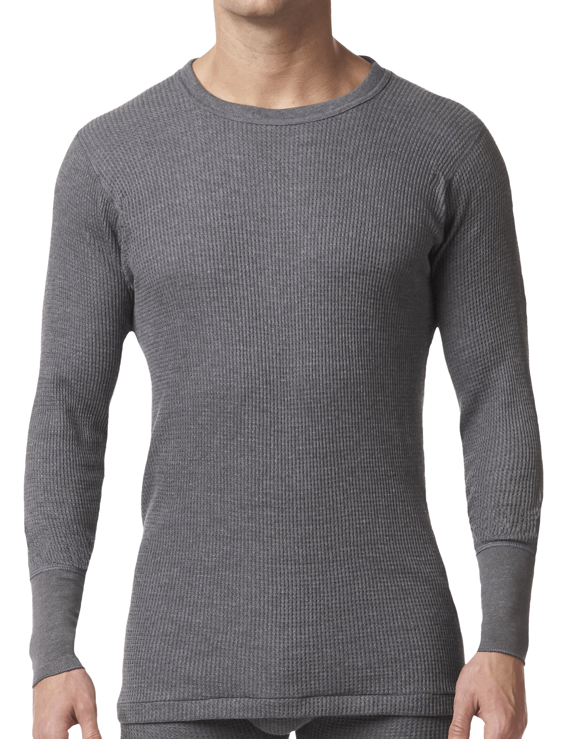 Haut de couche de base en tricot gaufré pour hommes