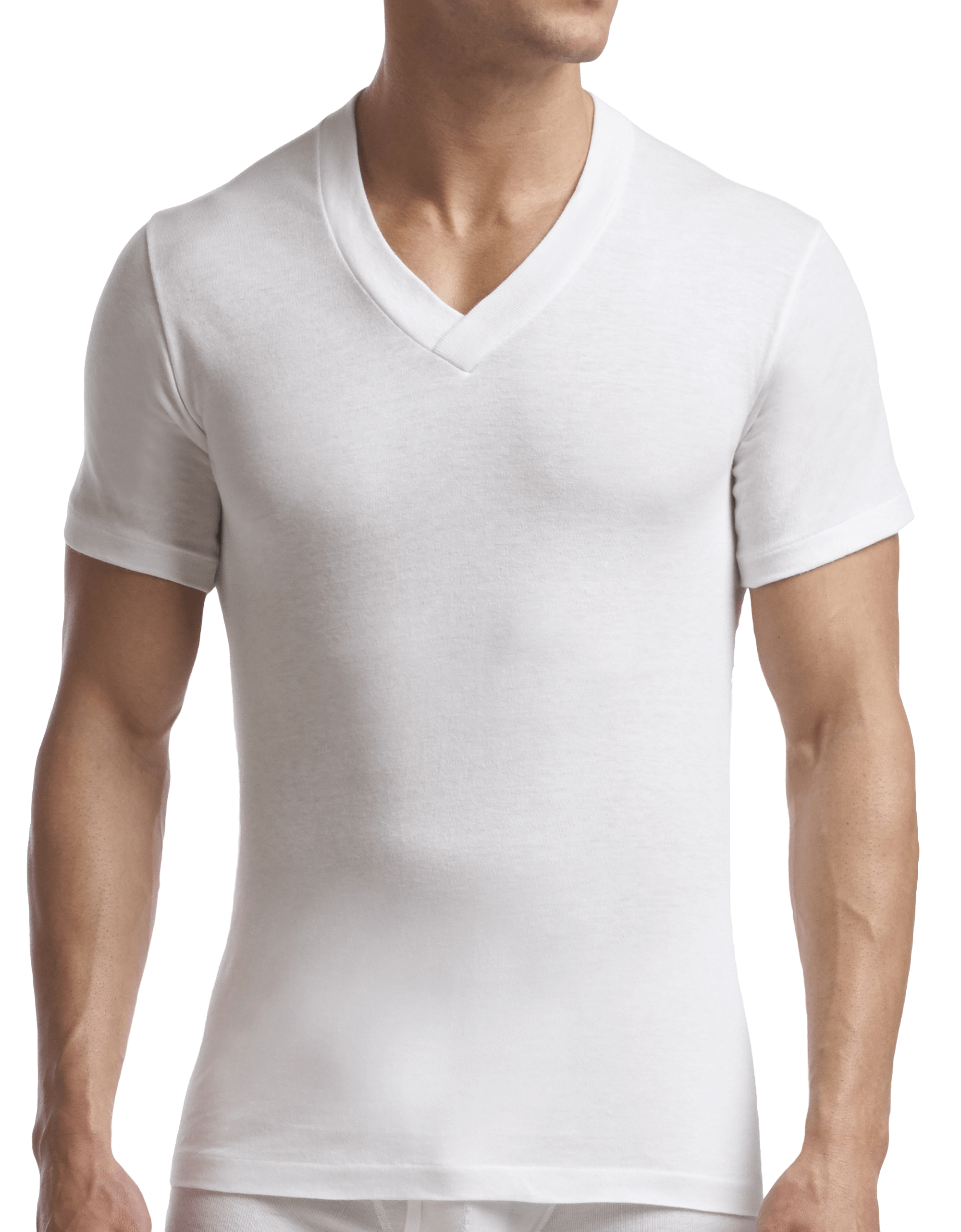 Camiseta Supreme con cuello en V para hombre (paquete de 2)