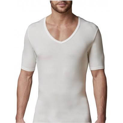 Camiseta interior invisible con cuello en V para hombre
