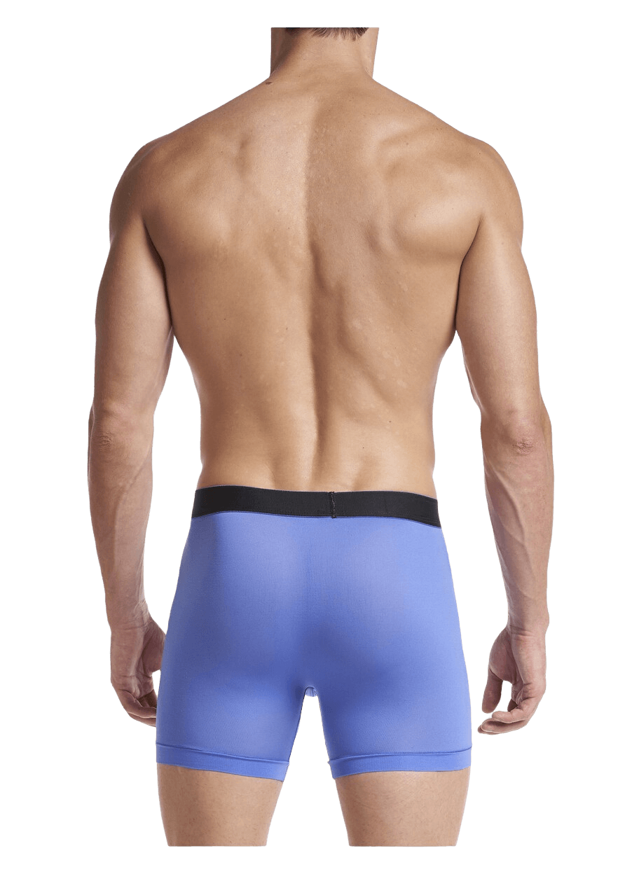 Men's AIR Boxer Brief - Blue - Back