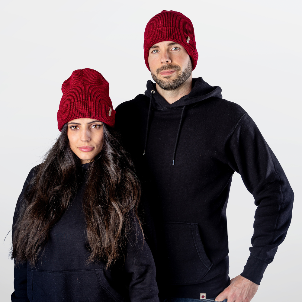 Merino Wool Rib Toque