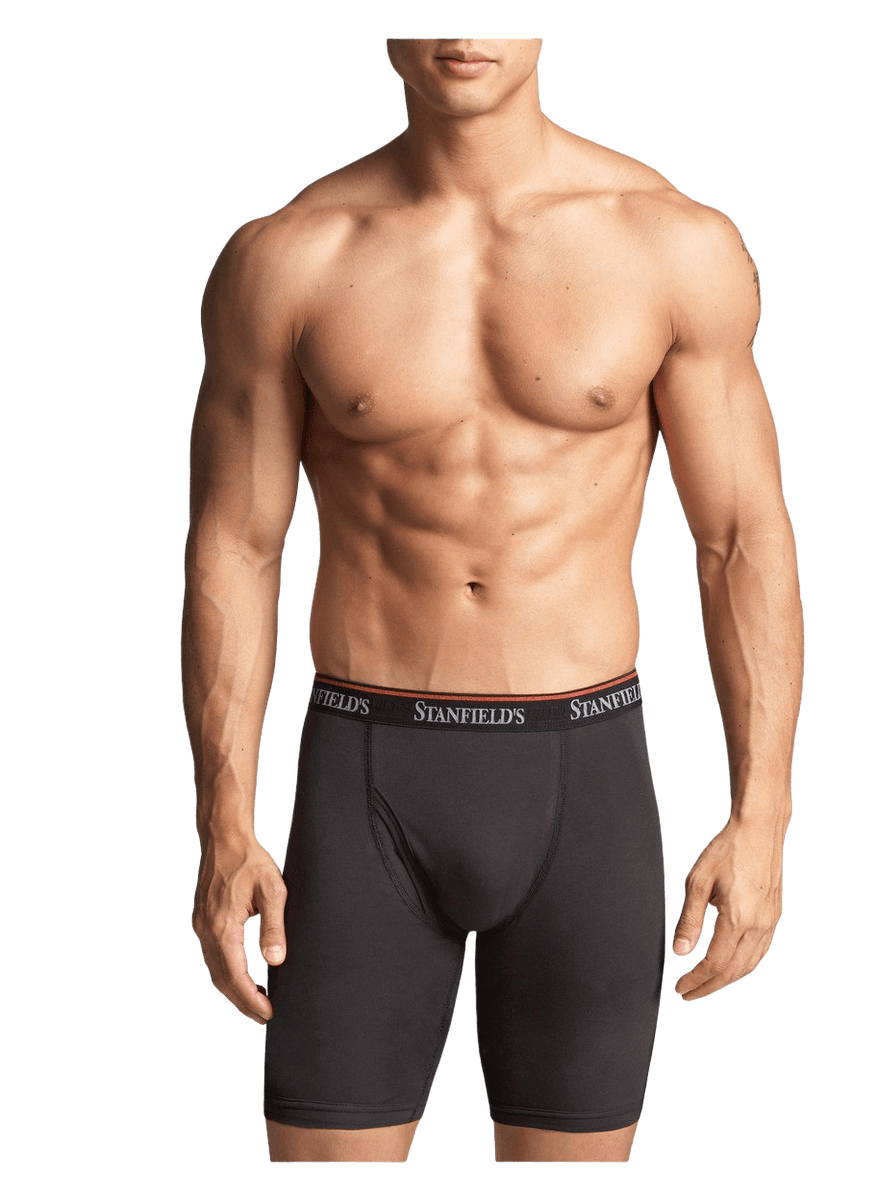 Men's Long Stretch Cotton Boxer Brief 3-Pack - Men's Underwear & Socks -  New In 2024